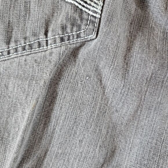 5ive Jungle & Co Jeans Men's 34 Relaxed Fit Baggy Wide Denim VTG Y2K 34x29 - Picture 8 of 12